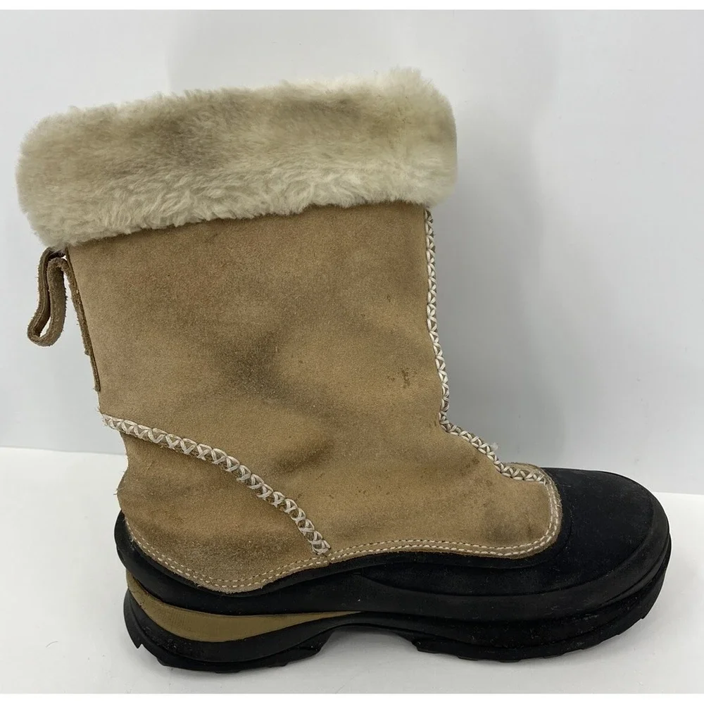 Lands End women boots suede